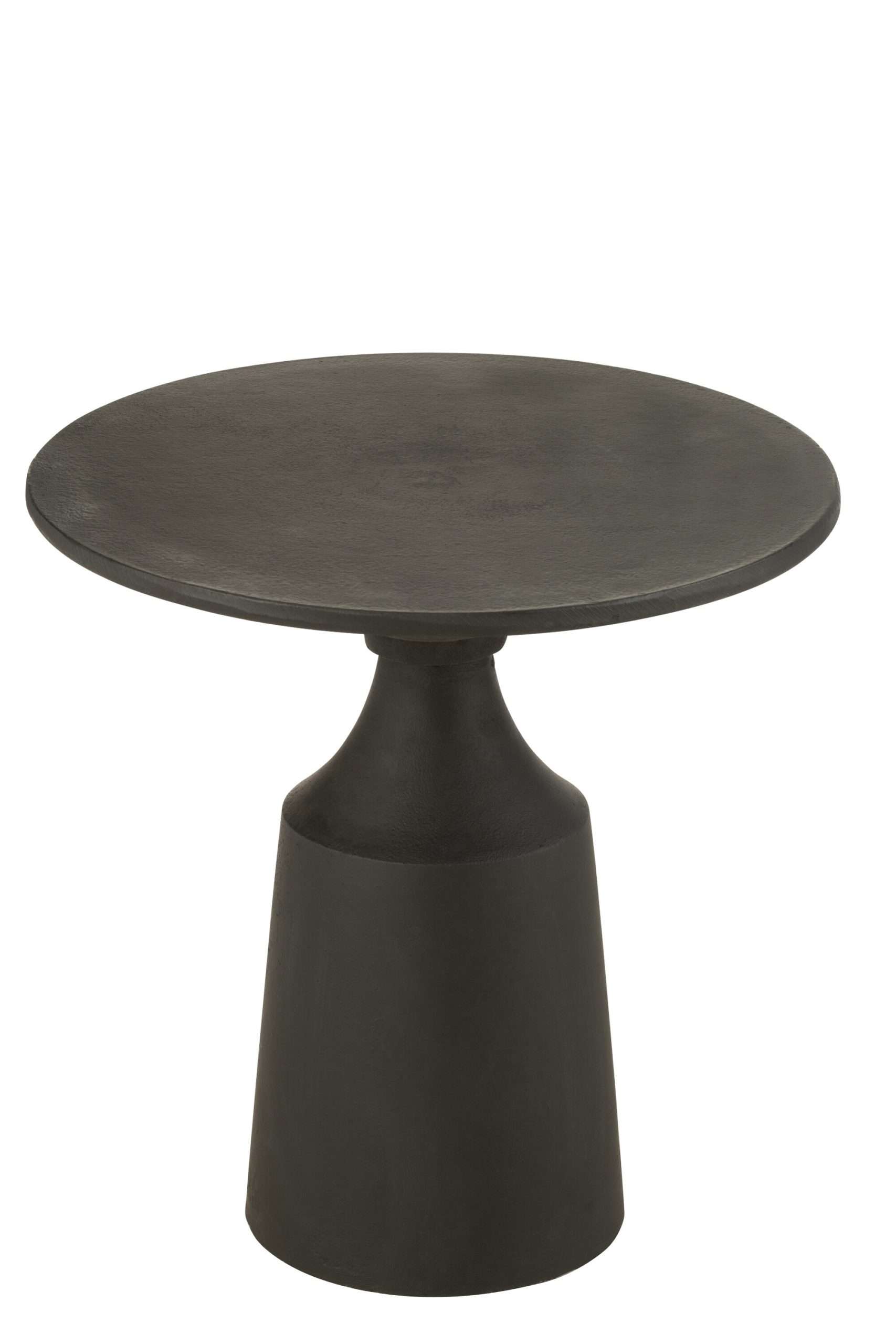 SIDETABLE ROUND ALUMINIUM BLACK
